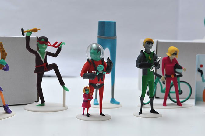 Oscar Kuipers, Micha Commeren, David Bout (the legs), Remy Lammers and Anne Heijkoop