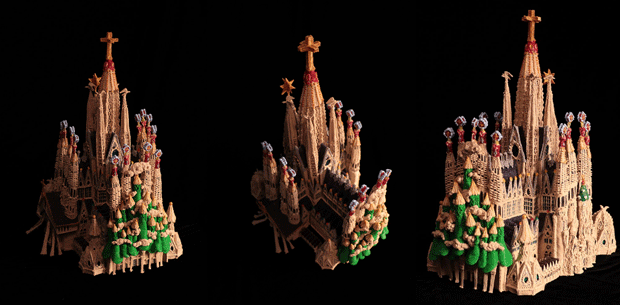 Sagrada Familia created with a 3Doodler Sagrada Familia created with a 3Doodler