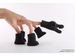 Dino Hand in Black Elasto from Shapeways