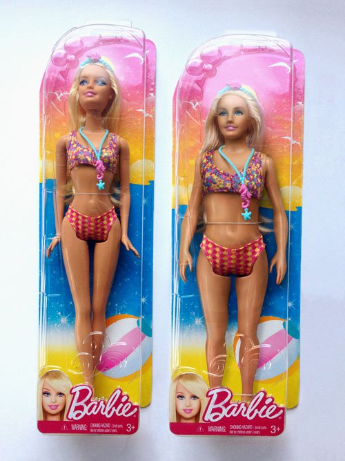 What a "Normal" Barbie might look like in packaging What a "Normal" Barbie might look like in packaging