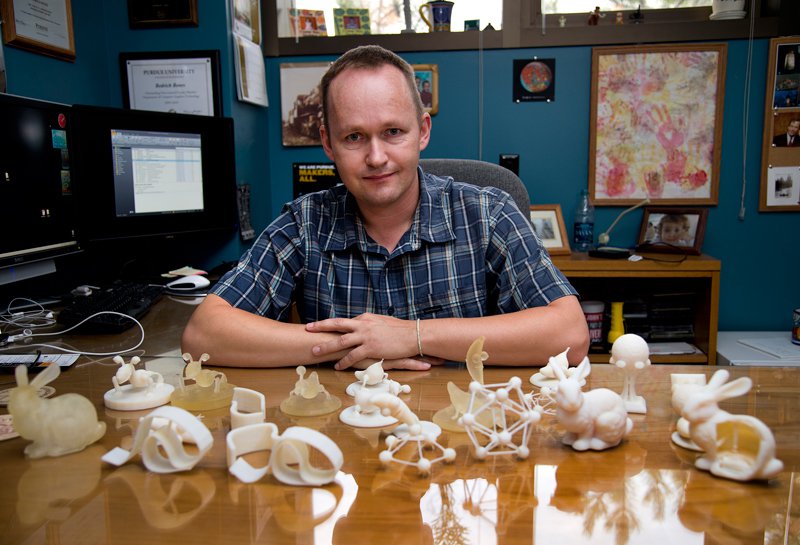 Bedrich Benes at Desk Bedrich Benes at Desk