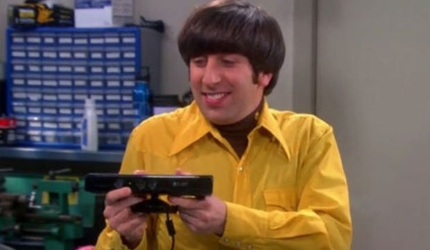 Big Bang Theory's Howard with Kinect
