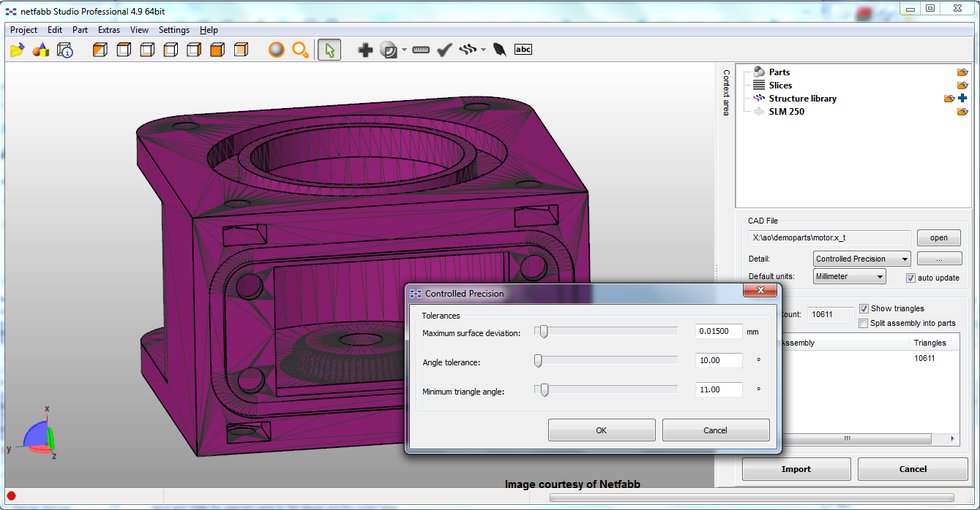 netfabb Studio Professional access any CAD data
