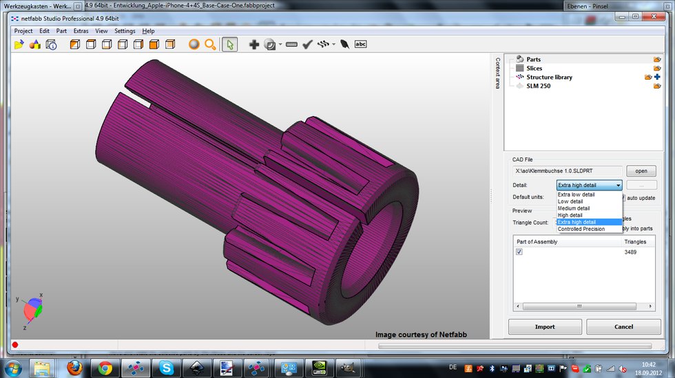 netfabb Studio Professional access any CAD data