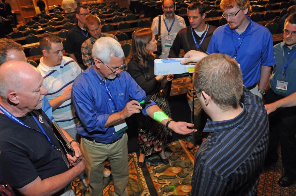 AMUG conference, Vein Viewer in action