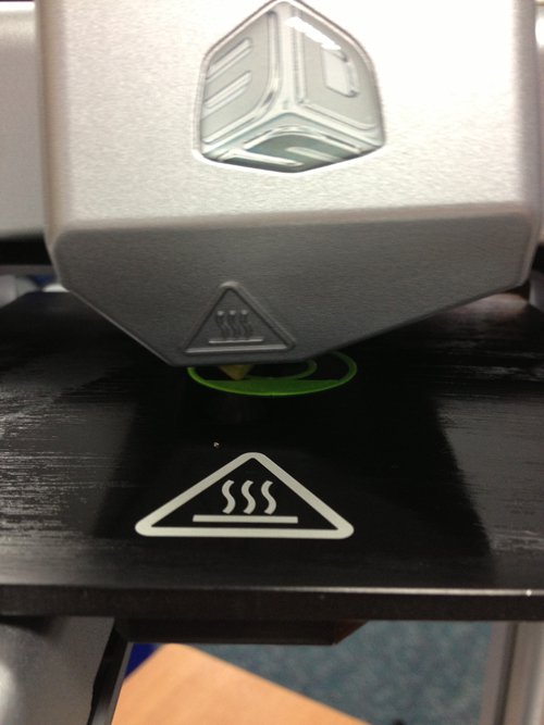 First layer goes down