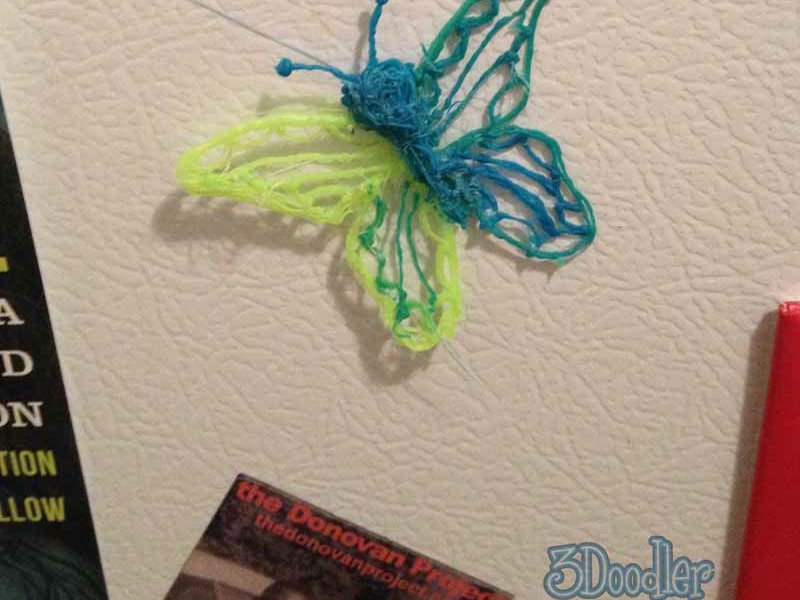 3Doodled butterfly
