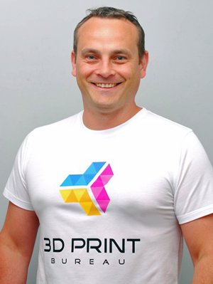 Gary Miller, founder of 3D Print Bureau Gary Miller, founder of 3D Print Bureau