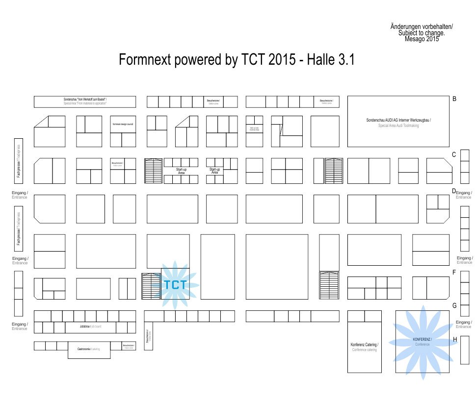 Hallenplan Formnext 2015 Hallenplan Formnext 2015