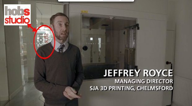 Hobs studio logo in the Klaxons video Hobs studio logo in the Klaxons video