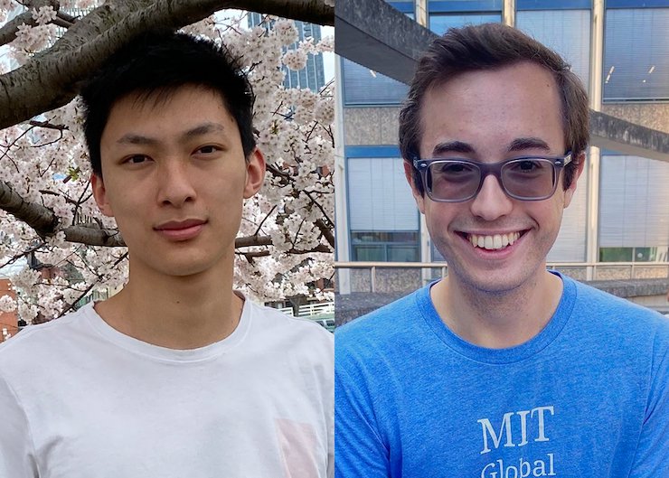 Ian Chen (left), Kyle Markland (right)