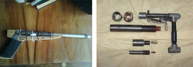 Non 3D Printed improvised weapons Non 3D Printed improvised weapons