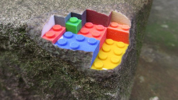 Blending real world with 3D prints Blending real world with 3D prints