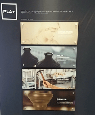 MakerBot's new Filament Range MakerBot's new Filament Range