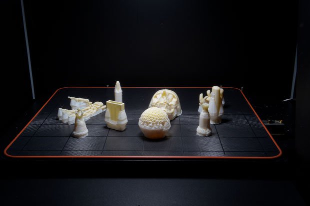 Inside Ogle's Fortus machine