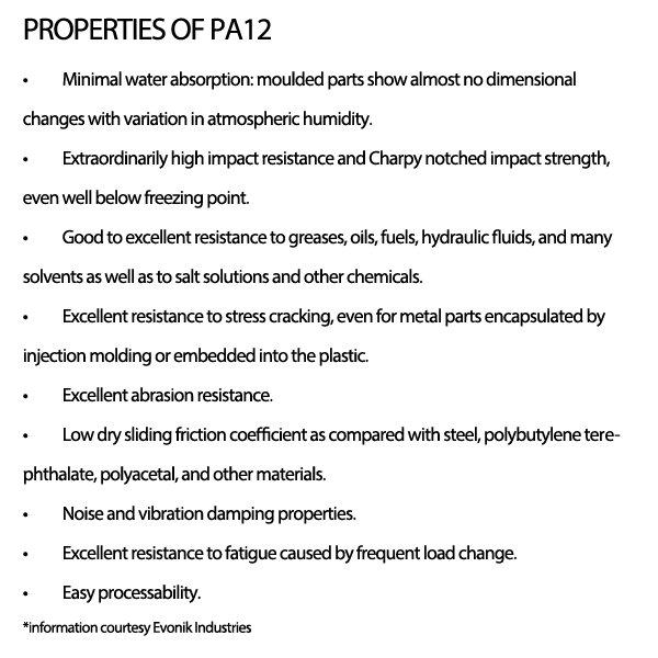 Pa12 properties Pa12 properties