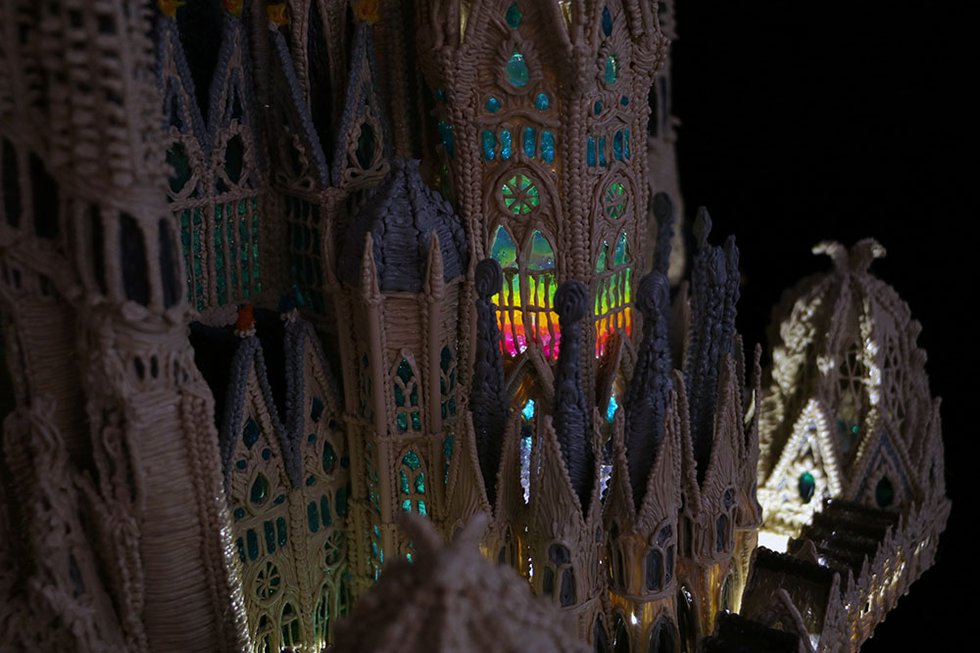 A close up of the detail of Cornelia's model A close up of the detail of Cornelia's model