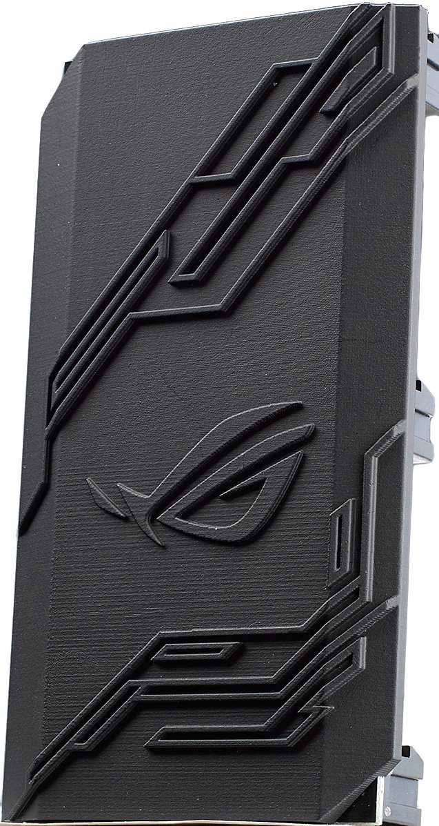 A SLI Bridge Cover that has been 3D printed A SLI Bridge Cover that has been 3D printed