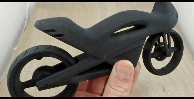 Black finish to concept bike