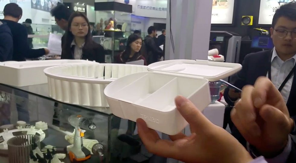 TPM3D SLS parts on show at TCT Asia