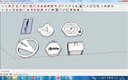 Year 9's Keytags in SketchUp