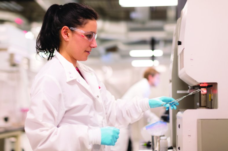 A Desktop Metal Materials Scientist, Nihan Tuncer, putting parts through their paces