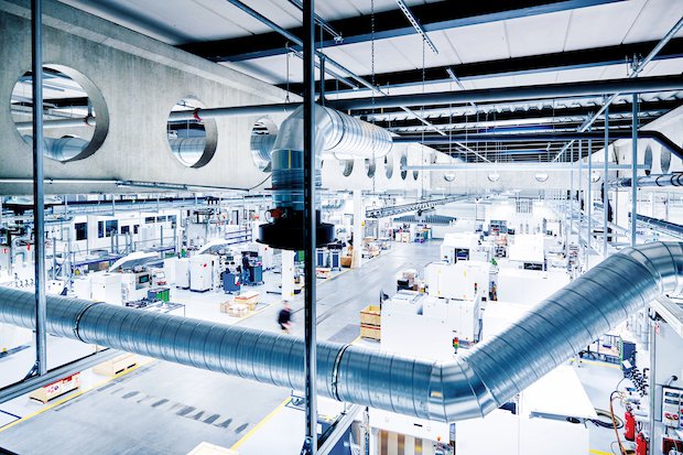 EOS manufacturing site in Maisach, Germany.