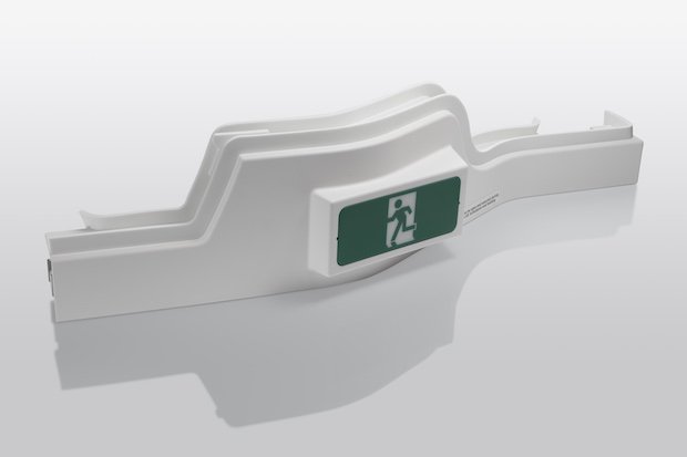 3D Printed Curtain Comfort Header – the world’s largest 3D printed part fitted within a commercial passenger aircraft, produced by Diehl Aviation using Stratasys’ aerospace-grade ULTEM 9085 resin material.