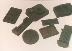 Early SLS prints Early SLS prints