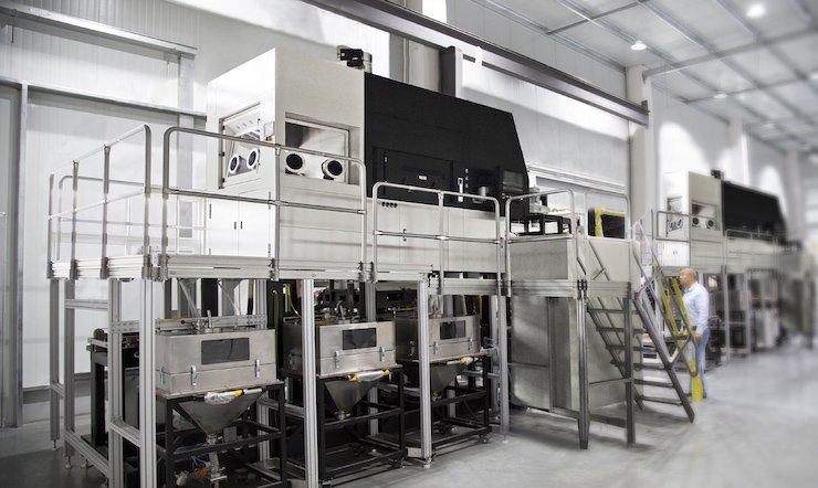 Falcontech's customised metal additive manufacturing system. Falcontech's customised metal additive manufacturing system.