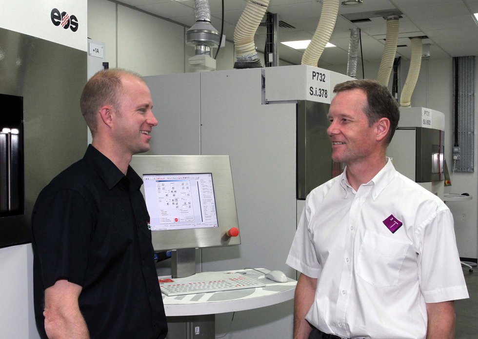 Martyn Harris and 3T RPD CEO Ian Halliday