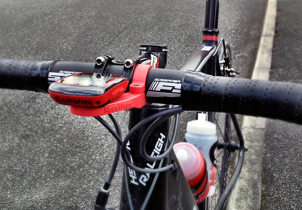 GPS attached using a RaceWare mount