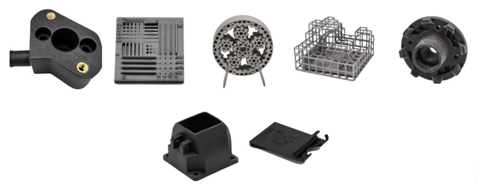 Examples of 3D printed parts produced by Xometry.png Examples of 3D printed parts produced by Xometry.png