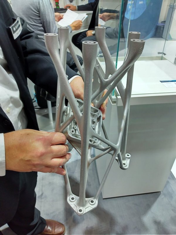 Orbital class RF chassis 3D printed in Scalmalloy