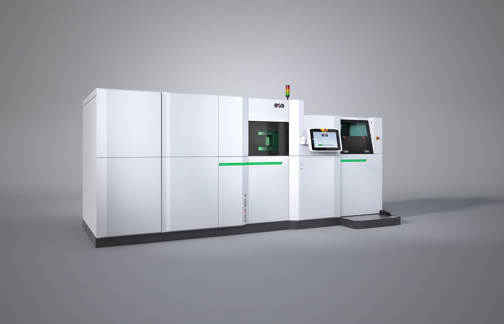 EOS M 300-4 additive manufacturing system: DMLS quality with up to 10 x more productivity (source: EOS) EOS M 300-4 additive manufacturing system: DMLS quality with up to 10 x more productivity (source: EOS)