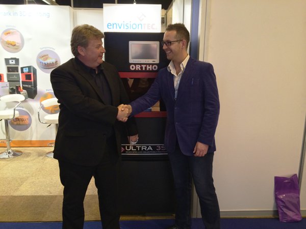 Darrin Dickinson From Envisiontec (on left) and Khalil Khabiri from Sonar 3D (on right)