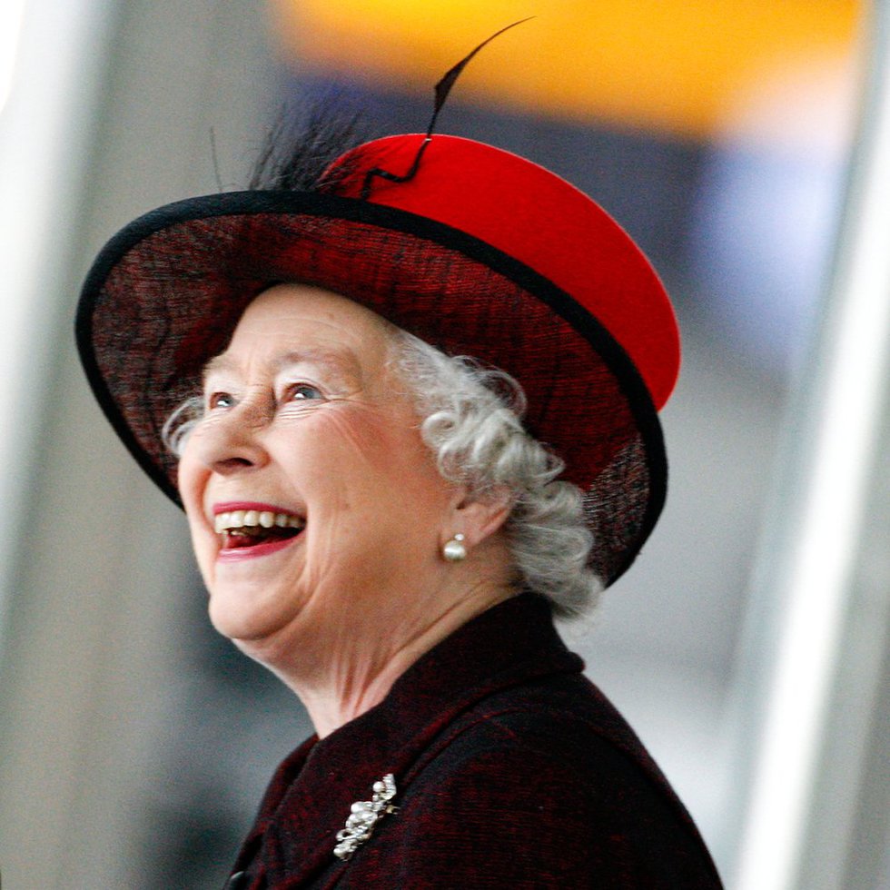 London, England - March 14, 2008- Her Royal Highness Queen Elizabeth II smiles during a visit in London.jpeg