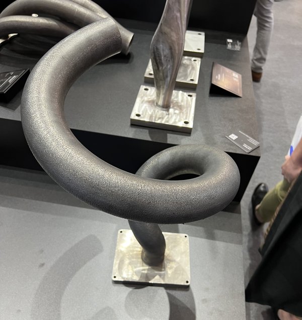 3D printed helical coil from Meltio and AI Build 3D printed helical coil from Meltio and AI Build