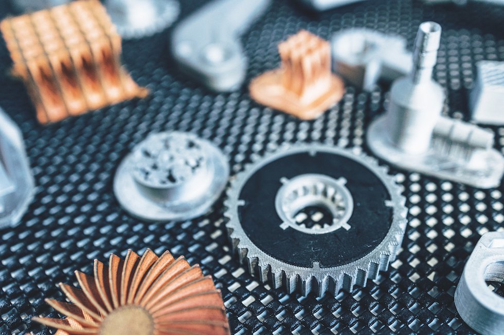 Metal 3D printed parts at TCT 3Sixty