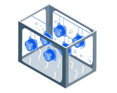Illustration of the vapour smoothing process for 3D prints Illustration of the vapour smoothing process for 3D prints