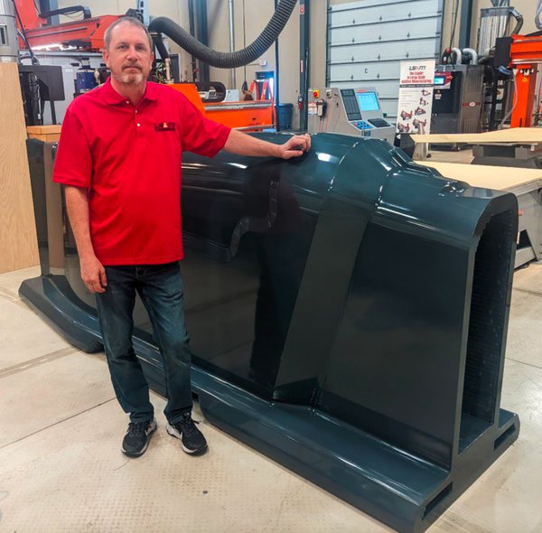 Aerospace layup tool made made with Cut Layer Additive Aerospace layup tool made made with Cut Layer Additive