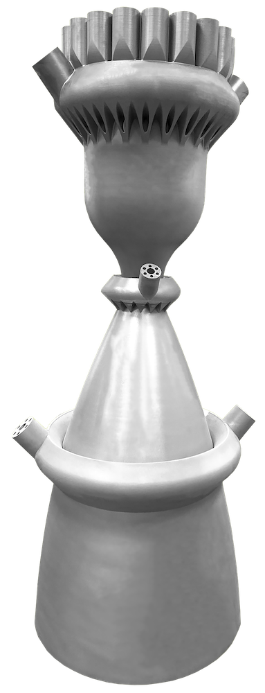 Part measuring 1.5m printed with Nikon SLM Solutions technology Part measuring 1.5m printed with Nikon SLM Solutions technology