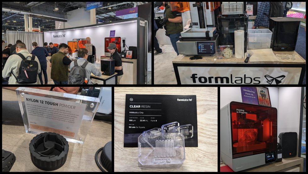 Formlabs 3D printers at CES 2025 Formlabs 3D printers at CES 2025