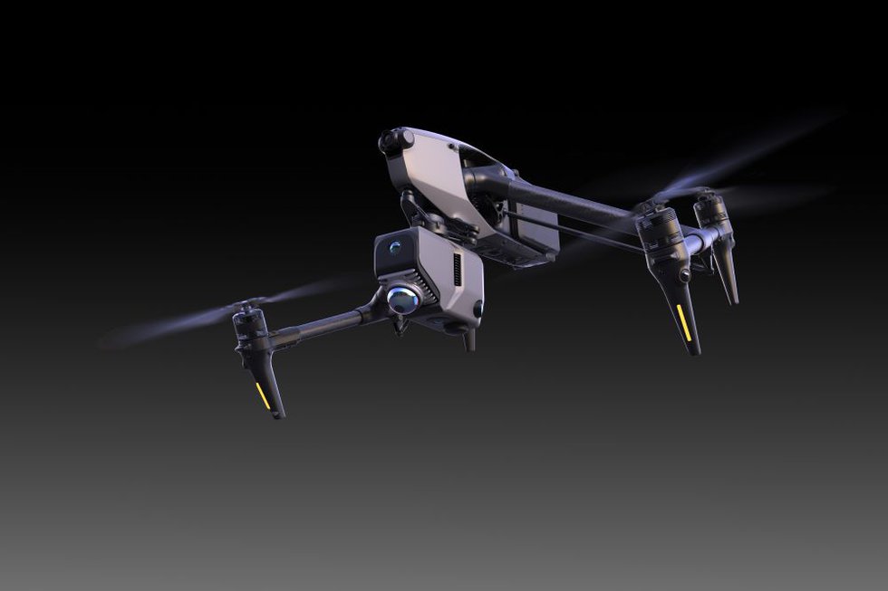 Eagle 3D scanner attached to a drone. Eagle 3D scanner attached to a drone.