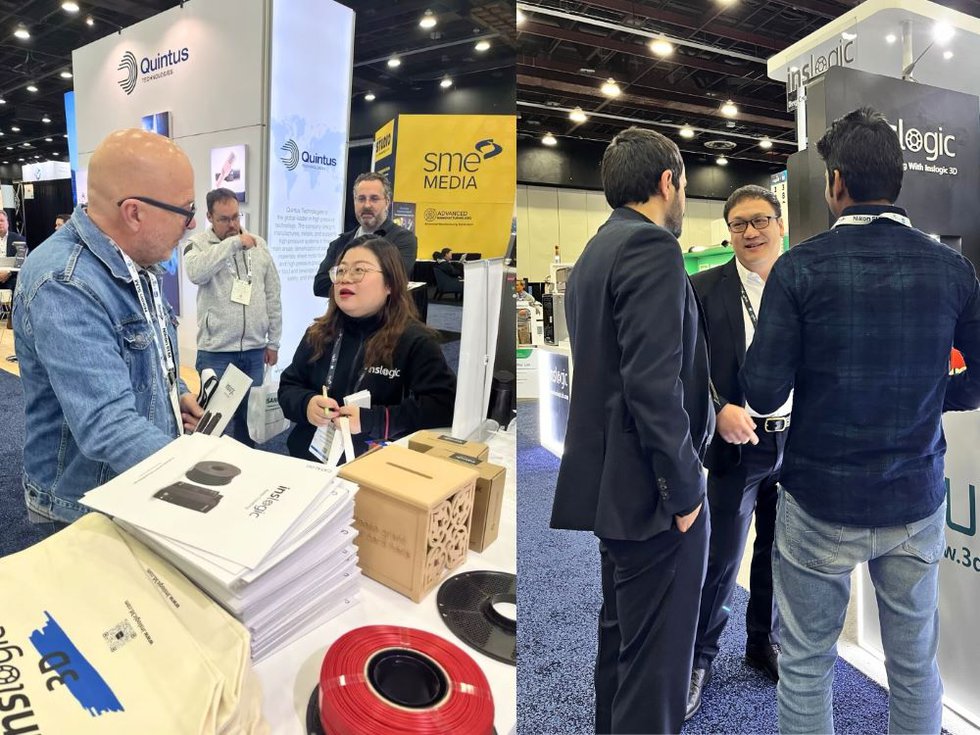 Inslogic 3D printing material at RAPID + TCT 2025 Inslogic 3D printing material at RAPID + TCT 2025