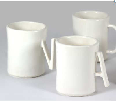 AND mugs from Sculpteo ceramic 3D printing