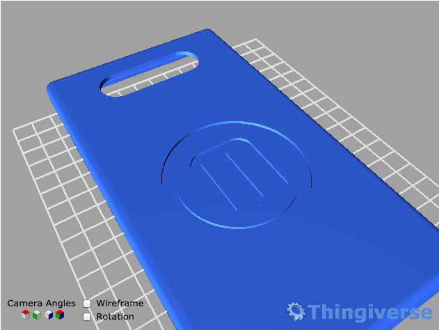 3D view of the Thingiverse file 3D view of the Thingiverse file