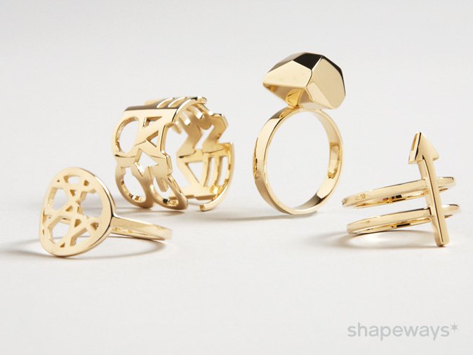 Shapeways Gold Shapeways Gold