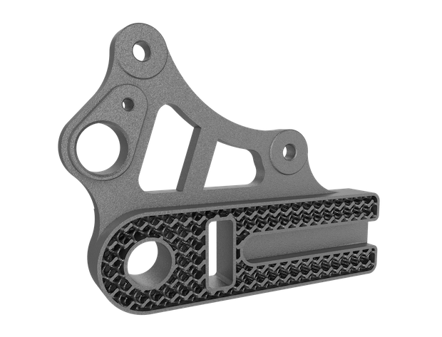 Rear wheel brake calliper hanger made with DMLS.png Rear wheel brake calliper hanger made with DMLS.png