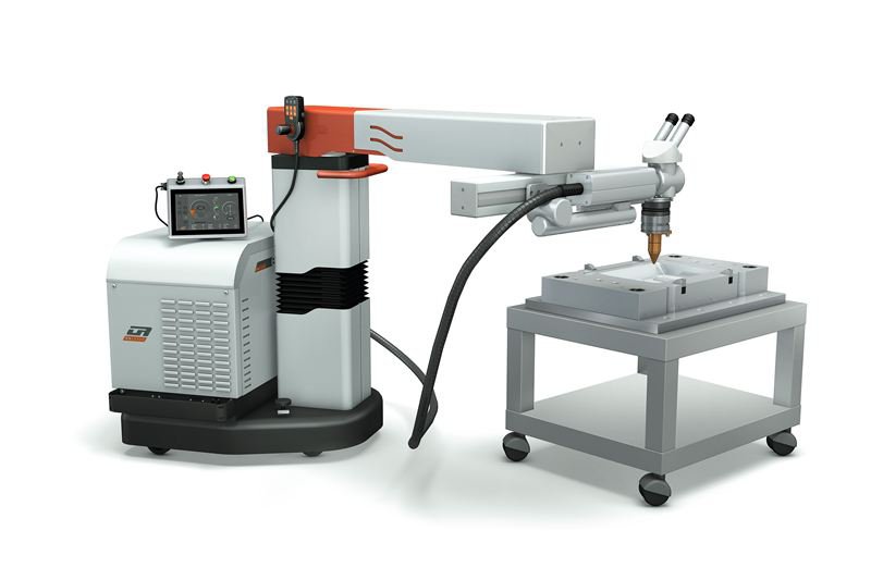 Or Laser mobile powder nozzle